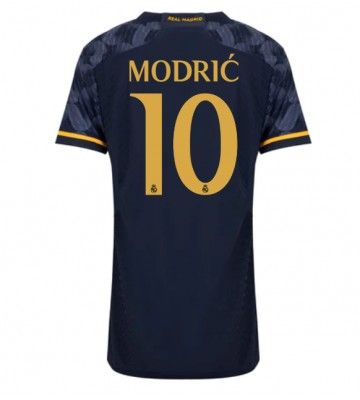 Real Madrid Luka Modric #10 Koszulka Wyjazdowych Kobiety 2023-24 Krótki Rękaw